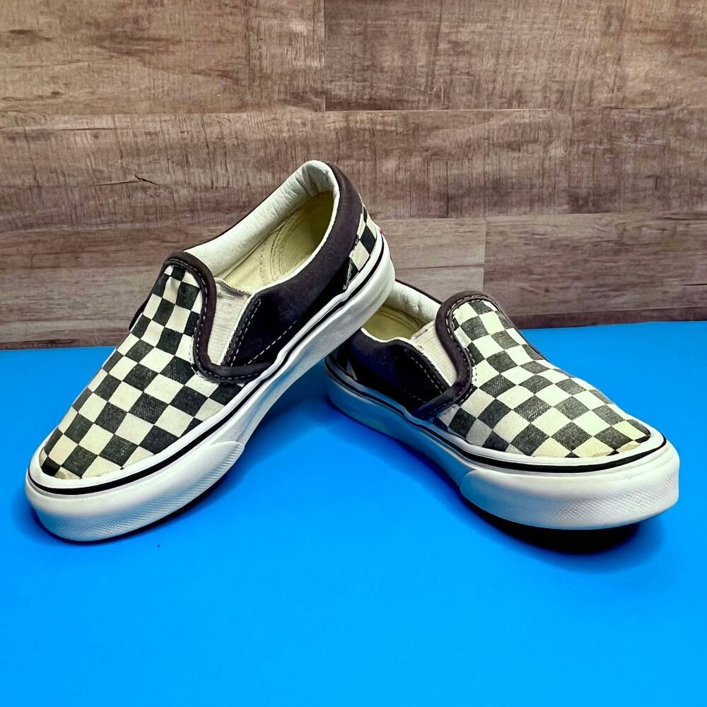 Classic Checkerboard Slip on Vans